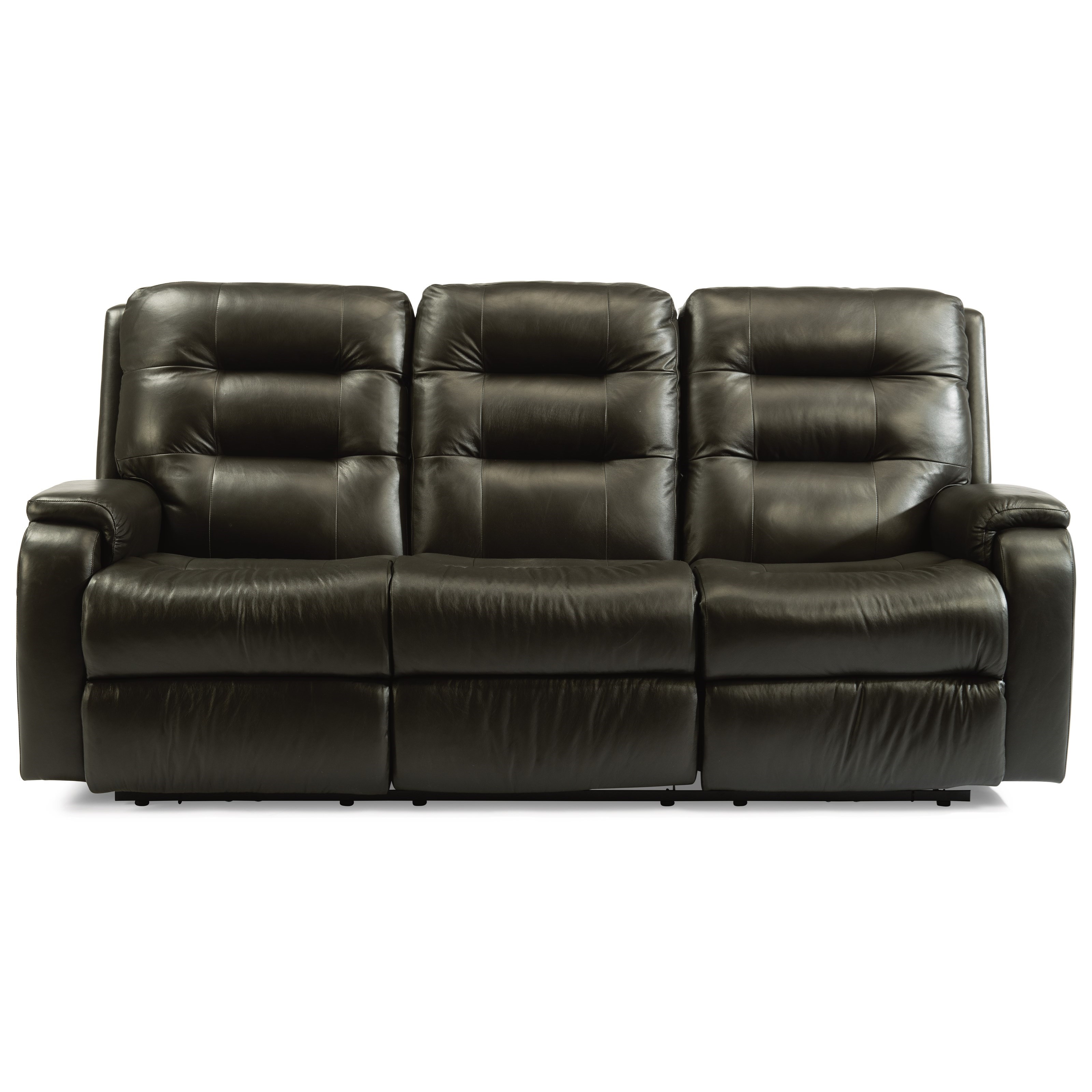 Flexsteel Arlo Contemporary Power Reclining Sofa with Power Headrests